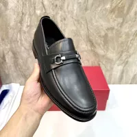 Cheap Salvatore Ferragamo Leather Shoes For Men #1347984 Replica Wholesale [$160.00 USD] [ITEM#1347984] on Replica Salvatore Ferragamo Leather Shoes