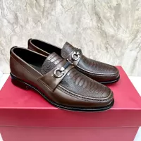 Cheap Salvatore Ferragamo Leather Shoes For Men #1347985 Replica Wholesale [$160.00 USD] [ITEM#1347985] on Replica Salvatore Ferragamo Leather Shoes