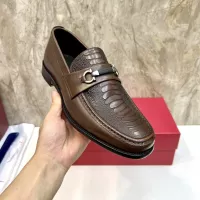Cheap Salvatore Ferragamo Leather Shoes For Men #1347985 Replica Wholesale [$160.00 USD] [ITEM#1347985] on Replica Salvatore Ferragamo Leather Shoes
