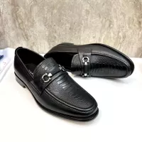 Cheap Salvatore Ferragamo Leather Shoes For Men #1347986 Replica Wholesale [$160.00 USD] [ITEM#1347986] on Replica Salvatore Ferragamo Leather Shoes