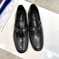 Cheap Salvatore Ferragamo Leather Shoes For Men #1347986 Replica Wholesale [$160.00 USD] [ITEM#1347986] on Replica Salvatore Ferragamo Leather Shoes
