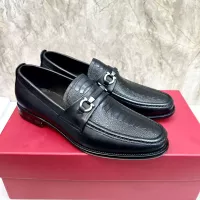 Cheap Salvatore Ferragamo Leather Shoes For Men #1347986 Replica Wholesale [$160.00 USD] [ITEM#1347986] on Replica Salvatore Ferragamo Leather Shoes