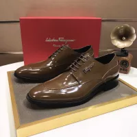 Cheap Salvatore Ferragamo Leather Shoes For Men #1348006 Replica Wholesale [$92.00 USD] [ITEM#1348006] on Replica Salvatore Ferragamo Leather Shoes