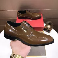 Cheap Salvatore Ferragamo Leather Shoes For Men #1348006 Replica Wholesale [$92.00 USD] [ITEM#1348006] on Replica Salvatore Ferragamo Leather Shoes