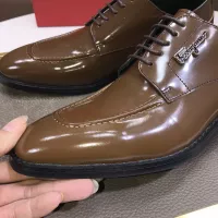Cheap Salvatore Ferragamo Leather Shoes For Men #1348006 Replica Wholesale [$92.00 USD] [ITEM#1348006] on Replica Salvatore Ferragamo Leather Shoes