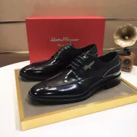 Cheap Salvatore Ferragamo Leather Shoes For Men #1348007 Replica Wholesale [$92.00 USD] [ITEM#1348007] on Replica Salvatore Ferragamo Leather Shoes