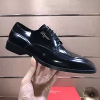 Cheap Salvatore Ferragamo Leather Shoes For Men #1348007 Replica Wholesale [$92.00 USD] [ITEM#1348007] on Replica Salvatore Ferragamo Leather Shoes