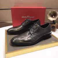 Cheap Salvatore Ferragamo Leather Shoes For Men #1348008 Replica Wholesale [$92.00 USD] [ITEM#1348008] on Replica Salvatore Ferragamo Leather Shoes