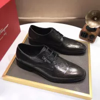 Cheap Salvatore Ferragamo Leather Shoes For Men #1348008 Replica Wholesale [$92.00 USD] [ITEM#1348008] on Replica Salvatore Ferragamo Leather Shoes