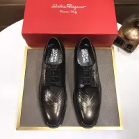 Cheap Salvatore Ferragamo Leather Shoes For Men #1348008 Replica Wholesale [$92.00 USD] [ITEM#1348008] on Replica Salvatore Ferragamo Leather Shoes