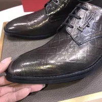 Cheap Salvatore Ferragamo Leather Shoes For Men #1348008 Replica Wholesale [$92.00 USD] [ITEM#1348008] on Replica Salvatore Ferragamo Leather Shoes