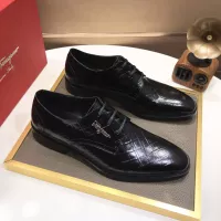 Cheap Salvatore Ferragamo Leather Shoes For Men #1348009 Replica Wholesale [$92.00 USD] [ITEM#1348009] on Replica Salvatore Ferragamo Leather Shoes