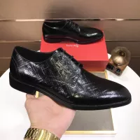 Cheap Salvatore Ferragamo Leather Shoes For Men #1348009 Replica Wholesale [$92.00 USD] [ITEM#1348009] on Replica Salvatore Ferragamo Leather Shoes
