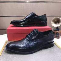 Cheap Salvatore Ferragamo Leather Shoes For Men #1348009 Replica Wholesale [$92.00 USD] [ITEM#1348009] on Replica Salvatore Ferragamo Leather Shoes