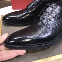 Cheap Salvatore Ferragamo Leather Shoes For Men #1348009 Replica Wholesale [$92.00 USD] [ITEM#1348009] on Replica Salvatore Ferragamo Leather Shoes