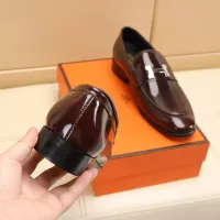 Cheap Hermes Leather Shoes For Men #1348028 Replica Wholesale [$88.00 USD] [ITEM#1348028] on Replica Hermes Leather Shoes