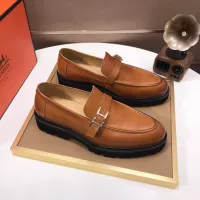 Cheap Hermes Leather Shoes For Men #1348049 Replica Wholesale [$102.00 USD] [ITEM#1348049] on Replica Hermes Leather Shoes