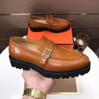 Cheap Hermes Leather Shoes For Men #1348049 Replica Wholesale [$102.00 USD] [ITEM#1348049] on Replica Hermes Leather Shoes