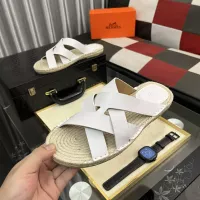 Cheap Hermes Slippers For Men #1348347 Replica Wholesale [$64.00 USD] [ITEM#1348347] on Replica Hermes Slippers