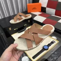 Cheap Hermes Slippers For Men #1348350 Replica Wholesale [$64.00 USD] [ITEM#1348350] on Replica Hermes Slippers