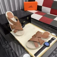 Cheap Hermes Slippers For Men #1348350 Replica Wholesale [$64.00 USD] [ITEM#1348350] on Replica Hermes Slippers