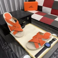 Cheap Hermes Slippers For Men #1348351 Replica Wholesale [$64.00 USD] [ITEM#1348351] on Replica Hermes Slippers