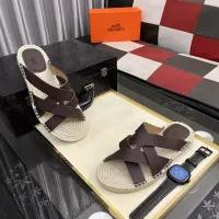 Cheap Hermes Slippers For Men #1348352 Replica Wholesale [$64.00 USD] [ITEM#1348352] on Replica Hermes Slippers
