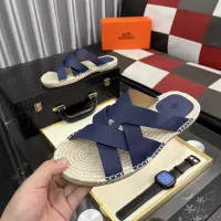 Cheap Hermes Slippers For Men #1348353 Replica Wholesale [$64.00 USD] [ITEM#1348353] on Replica Hermes Slippers