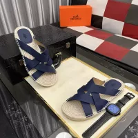 Cheap Hermes Slippers For Men #1348353 Replica Wholesale [$64.00 USD] [ITEM#1348353] on Replica Hermes Slippers