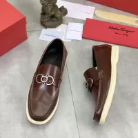 Cheap Salvatore Ferragamo Leather Shoes For Men #1348367 Replica Wholesale [$105.00 USD] [ITEM#1348367] on Replica Salvatore Ferragamo Leather Shoes