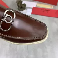 Cheap Salvatore Ferragamo Leather Shoes For Men #1348367 Replica Wholesale [$105.00 USD] [ITEM#1348367] on Replica Salvatore Ferragamo Leather Shoes