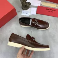 Cheap Salvatore Ferragamo Leather Shoes For Men #1348367 Replica Wholesale [$105.00 USD] [ITEM#1348367] on Replica Salvatore Ferragamo Leather Shoes