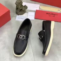 Cheap Salvatore Ferragamo Leather Shoes For Men #1348368 Replica Wholesale [$105.00 USD] [ITEM#1348368] on Replica Salvatore Ferragamo Leather Shoes