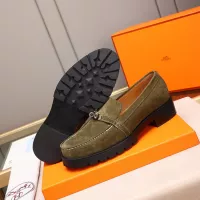 Cheap Hermes Leather Shoes For Men #1348369 Replica Wholesale [$85.00 USD] [ITEM#1348369] on Replica Hermes Leather Shoes