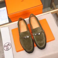 Cheap Hermes Leather Shoes For Men #1348369 Replica Wholesale [$85.00 USD] [ITEM#1348369] on Replica Hermes Leather Shoes