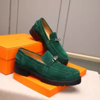 Cheap Hermes Leather Shoes For Men #1348370 Replica Wholesale [$85.00 USD] [ITEM#1348370] on Replica Hermes Leather Shoes