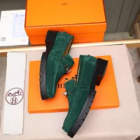 Cheap Hermes Leather Shoes For Men #1348370 Replica Wholesale [$85.00 USD] [ITEM#1348370] on Replica Hermes Leather Shoes