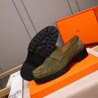 Cheap Hermes Leather Shoes For Men #1348374 Replica Wholesale [$85.00 USD] [ITEM#1348374] on Replica Hermes Leather Shoes