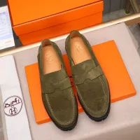Cheap Hermes Leather Shoes For Men #1348374 Replica Wholesale [$85.00 USD] [ITEM#1348374] on Replica Hermes Leather Shoes