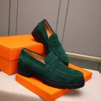 Cheap Hermes Leather Shoes For Men #1348375 Replica Wholesale [$85.00 USD] [ITEM#1348375] on Replica Hermes Leather Shoes