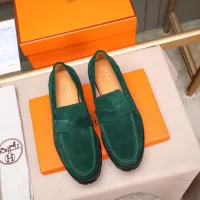 Cheap Hermes Leather Shoes For Men #1348375 Replica Wholesale [$85.00 USD] [ITEM#1348375] on Replica Hermes Leather Shoes