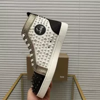 Cheap Christian Louboutin High Top Shoes For Men #1348431 Replica Wholesale [$98.00 USD] [ITEM#1348431] on Replica Christian Louboutin High Top Shoes