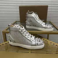 Cheap Christian Louboutin High Top Shoes For Women #1348434 Replica Wholesale [$102.00 USD] [ITEM#1348434] on Replica Christian Louboutin High Top Shoes