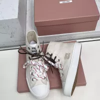 Cheap MIU MIU High Tops Shoes For Women #1348500 Replica Wholesale [$96.00 USD] [ITEM#1348500] on Replica MIU MIU High Tops Shoes