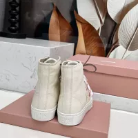 Cheap MIU MIU High Tops Shoes For Women #1348500 Replica Wholesale [$96.00 USD] [ITEM#1348500] on Replica MIU MIU High Tops Shoes