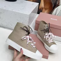Cheap MIU MIU High Tops Shoes For Women #1348501 Replica Wholesale [$96.00 USD] [ITEM#1348501] on Replica MIU MIU High Tops Shoes