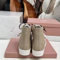 Cheap MIU MIU High Tops Shoes For Women #1348501 Replica Wholesale [$96.00 USD] [ITEM#1348501] on Replica MIU MIU High Tops Shoes