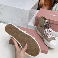 Cheap MIU MIU High Tops Shoes For Women #1348501 Replica Wholesale [$96.00 USD] [ITEM#1348501] on Replica MIU MIU High Tops Shoes