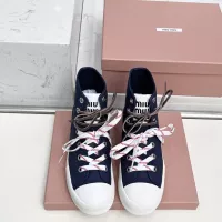 Cheap MIU MIU High Tops Shoes For Women #1348502 Replica Wholesale [$96.00 USD] [ITEM#1348502] on Replica MIU MIU High Tops Shoes
