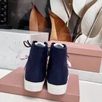 Cheap MIU MIU High Tops Shoes For Women #1348502 Replica Wholesale [$96.00 USD] [ITEM#1348502] on Replica MIU MIU High Tops Shoes